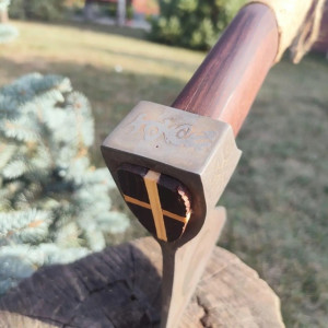 BLACK WOLF ексклюзивна сокира ручної роботи Сергія Дитюка Сталь - У8 - інструментальна. Photo 3